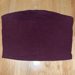 Medium purple crop top